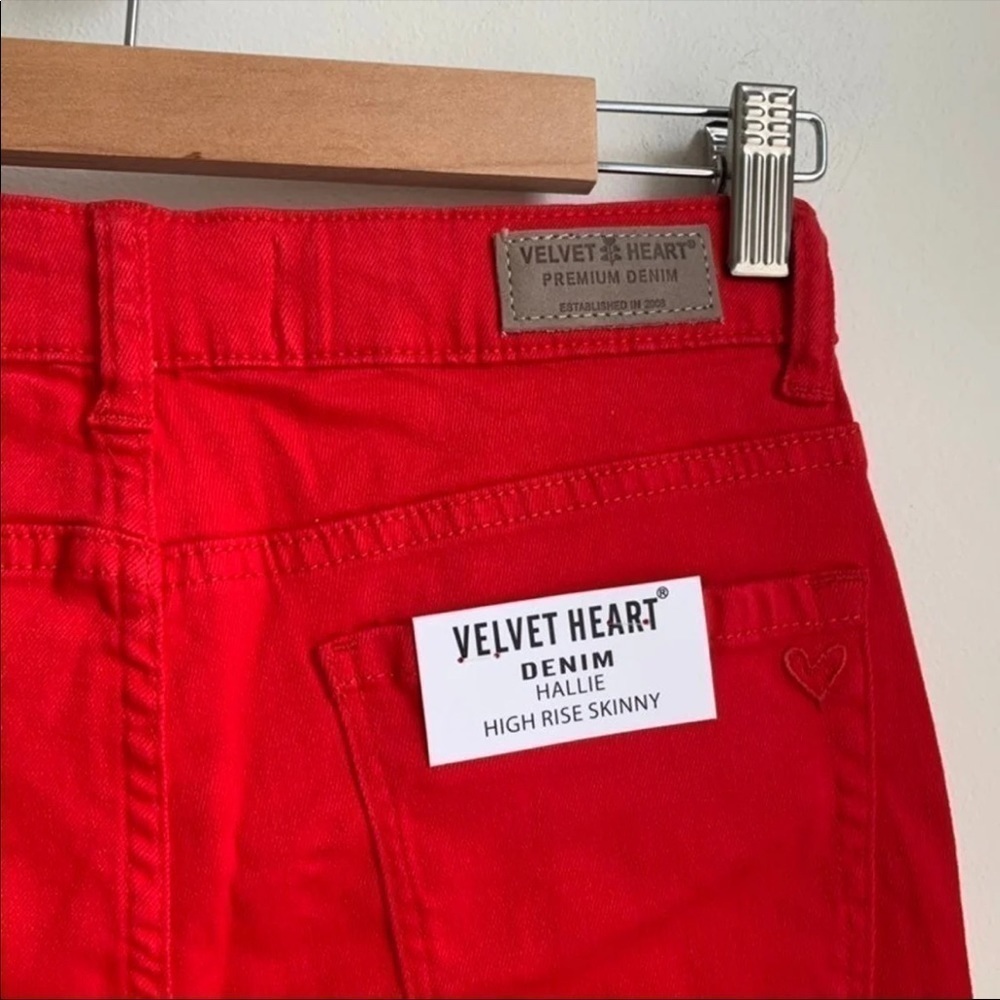 NWT Velvet Heart Denim High Rise Skinny Pants Size 27 - Picture 8 of 9